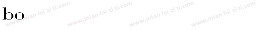 bodoni- normal-Itali字体转换